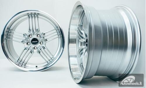 Ratlankis HART HR79 R19X10J 5X120 ET20 CB:74.1  Silver with Diamond Cut Lip