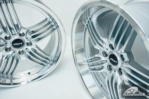 Ratlankis HART HR79 R19X10J 5X120 ET20 CB:74.1  Silver with Diamond Cut Lip