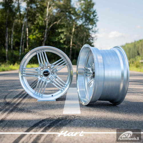 Ratlankis HART HR79 R19X10J 5X120 ET20 CB:74.1  Silver with Diamond Cut Lip