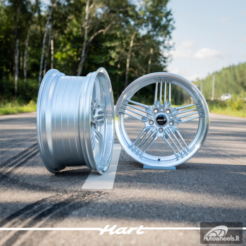 Ratlankis HART HR79 R19X10J 5X120 ET20 CB:74.1  Silver with Diamond Cut Lip