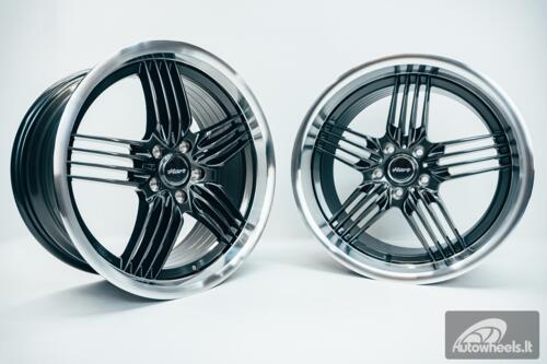 Ratlankis HART HR79 R18X8.5J 5X112 ET30 CB:66.56  Grey with Diamond Cut Lip