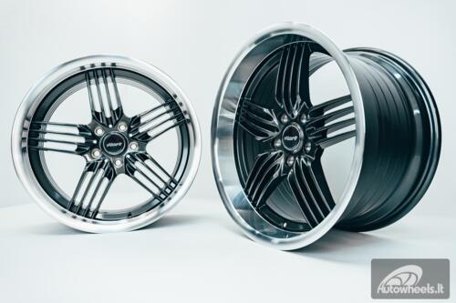 Ratlankis HART HR79 R18X8.5J 5X112 ET30 CB:66.56  Grey with Diamond Cut Lip