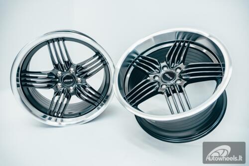 Ratlankis HART HR79 R18X10J 5X112 ET25 CB:66.56  Grey with Diamond Cut Lip