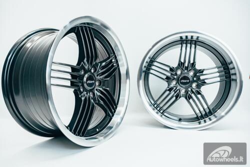 Ratlankis HART HR79 R18X10J 5X112 ET25 CB:66.56  Grey with Diamond Cut Lip