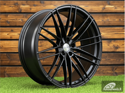 Ratlankis R23x10  5X112  ET  15  66.5  F1995  (IN417)  Black Half Matt (BLHM)  For AUD  (M)  (ABT Style)