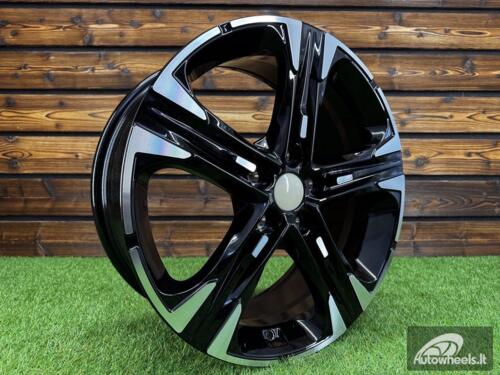 Ratlankis R18x7.5  5X114.3  ET  50.5  67.1  H3482F  Black Polished (MB)  For KIA  (Z7)  (HYBRID FORGED)