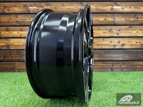 Ratlankis R18x7.5  5X114.3  ET  50.5  67.1  H3482F  Black Polished (MB)  For KIA  (Z7)  (HYBRID FORGED)