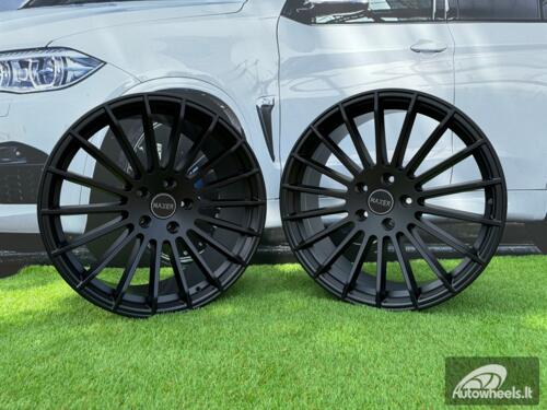 Ratlankis R20x8.5 5X120 ET 33 74.1 A1227 (HX010) Black Matt (BM) For HAXER AKC
