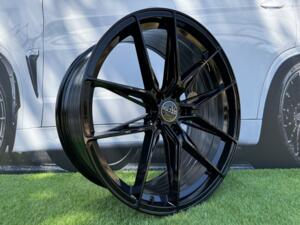 Ratlankis R20x9 5X112 ET 31 66.5 HX036 (B5597) Black (BL) For HAXER (K4) AKC
