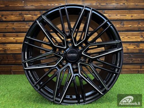 Ratlankis Vossen HF6-5 R20X9J 6x139.7 ET-12 106.1 Gloss Black with Milling