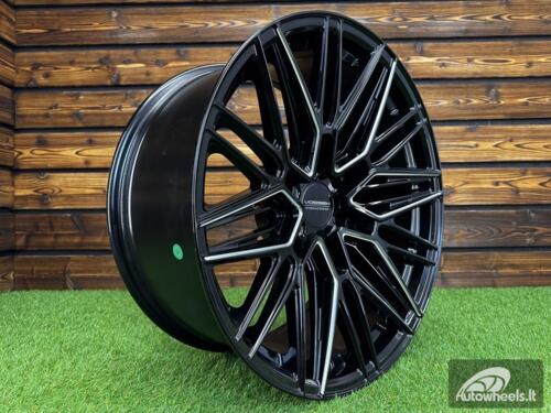 Ratlankis Vossen HF6-5 R20X9J 6x139.7 ET-12 106.1 Gloss Black with Milling