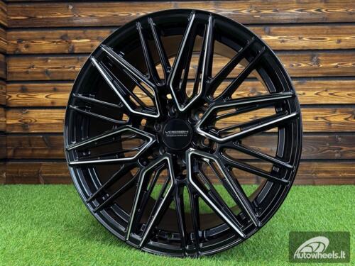 Ratlankis Vossen HF6-5 R20X9J 6x139.7 ET-12 106.1 Gloss Black with Milling