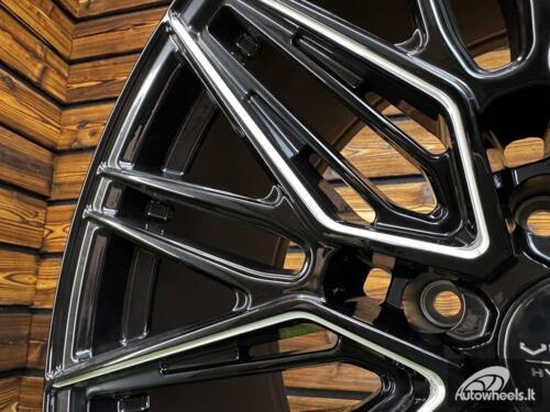 Ratlankis Vossen HF6-5 R20X9J 6x139.7 ET-12 106.1 Gloss Black with Milling