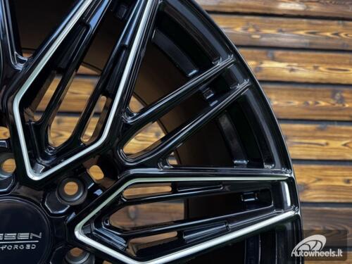 Ratlankis Vossen HF6-5 R20X9J 6x139.7 ET-12 106.1 Gloss Black with Milling
