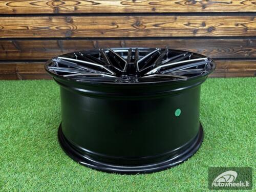Ratlankis Vossen HF6-5 R20X9J 6x139.7 ET-12 106.1 Gloss Black with Milling