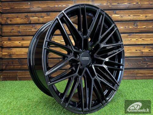 Ratlankis Vossen HF6-5 R20X9J 6x139.7 ET0 106.1 Gloss Black Tinted
