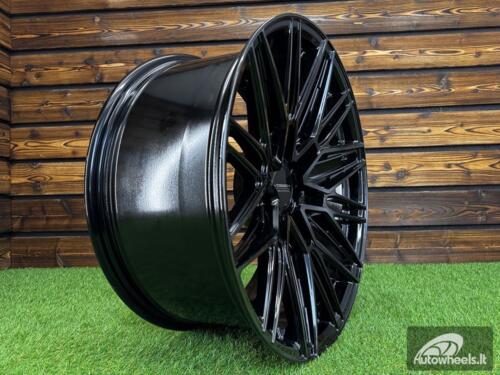 Ratlankis Vossen HF6-5 R20X9J 6x139.7 ET0 106.1 Gloss Black Tinted