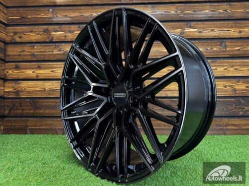 Ratlankis Vossen HF6-5 R20X9J 6x139.7 ET0 106.1 Gloss Black Tinted