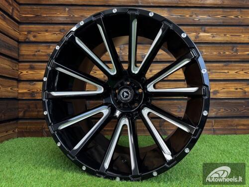 Ratlankis Offroad XR-110 R22X12J 6X139.7 ET-44 110.1 Gloss Black with Milling
