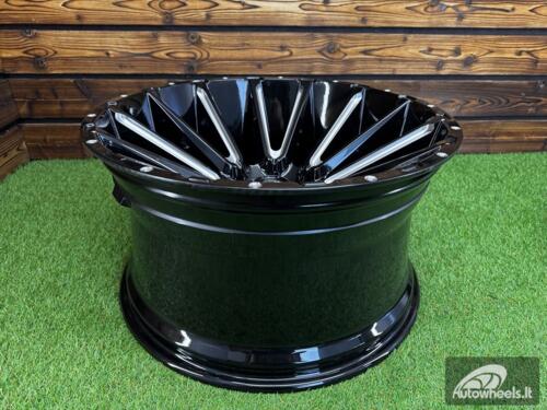 Ratlankis Offroad XR-110 R22X12J 6X139.7 ET-44 110.1 Gloss Black with Milling