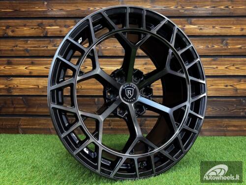 Ratlankis Fuel Offroad Charger Style R20X9.5J 6X139.7 ET-12 106.1 Gloss Black Tinted