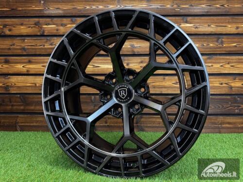 Ratlankis Fuel Offroad Charger Style R20X9.5J 6X139.7 ET-12 106.1 Gloss Black Tinted