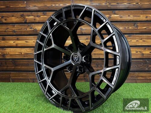Ratlankis Fuel Offroad Charger Style R20X9.5J 6X139.7 ET-12 106.1 Gloss Black Tinted