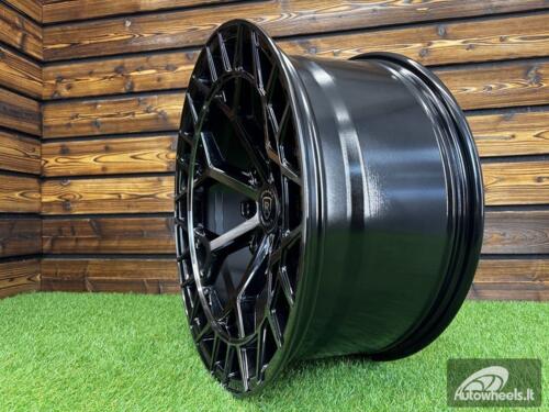 Ratlankis Fuel Offroad Charger Style R20X9.5J 6X139.7 ET-12 106.1 Gloss Black Tinted
