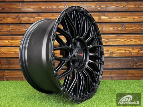 Ratlankis Vortek VRT-607 R20X9.5J 6X139.7 ET-10 110.1 Matt Black
