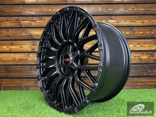 Ratlankis Vortek VRT-607 R20X9.5J 6X139.7 ET-10 110.1 Matt Black