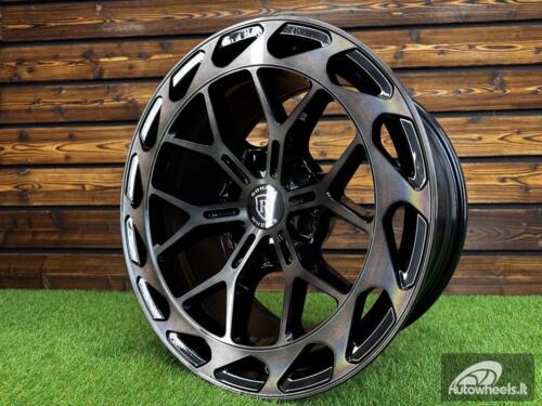 Ratlankis Rohana RFX19 R20X9.5J 6X139.7 ET-10 110.1 Gloss Black Tinted