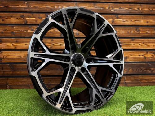Ratlankis Fuel FC886 Hammerhead R20X9.5J 6X139.7 ET-18 93.1 Gloss Black Dark Tinted