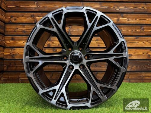 Ratlankis Fuel FC886 Hammerhead R20X9.5J 6X139.7 ET-18 93.1 Gloss Black Dark Tinted