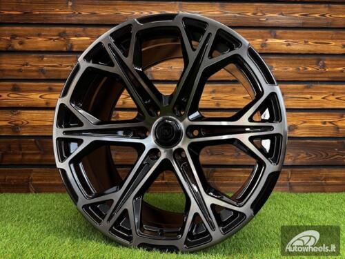 Ratlankis Fuel FC886 Hammerhead R20X9.5J 6X139.7 ET-18 93.1 Gloss Black Dark Tinted
