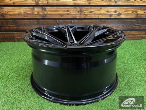 Ratlankis Fuel FC886 Hammerhead R20X9.5J 6X139.7 ET-18 93.1 Gloss Black Dark Tinted