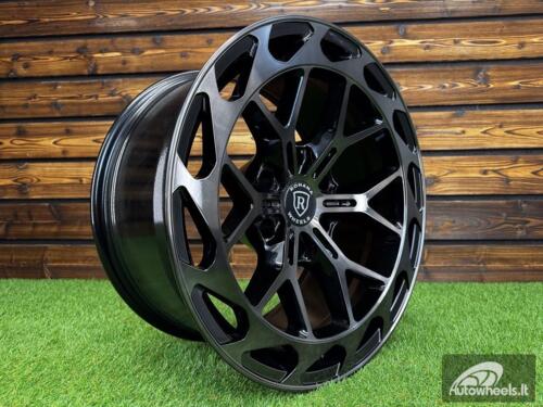 Ratlankis Rohana RFX19 R18X9J 6X139.7 ET-12 110.1 Gloss Black Tilted