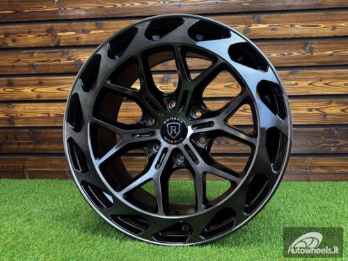 Ratlankis Rohana RFX19 R18X9J 6X139.7 ET-12 110.1 Gloss Black Tilted