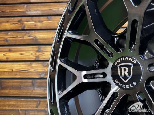 Ratlankis Rohana RFX19 R18X9J 6X139.7 ET-12 110.1 Gloss Black Tilted