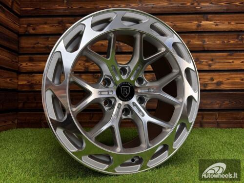 Ratlankis Rohana RFX19 R18X9J 6X139.7 ET-12 110.1 Silver with Diamond Cut