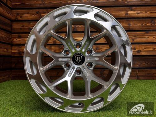 Ratlankis Rohana RFX19 R18X9J 6X139.7 ET-12 110.1 Silver with Diamond Cut