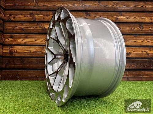 Ratlankis Rohana RFX19 R18X9J 6X139.7 ET-12 110.1 Silver with Diamond Cut