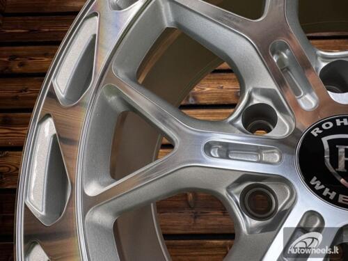 Ratlankis Rohana RFX19 R18X9J 6X139.7 ET-12 110.1 Silver with Diamond Cut