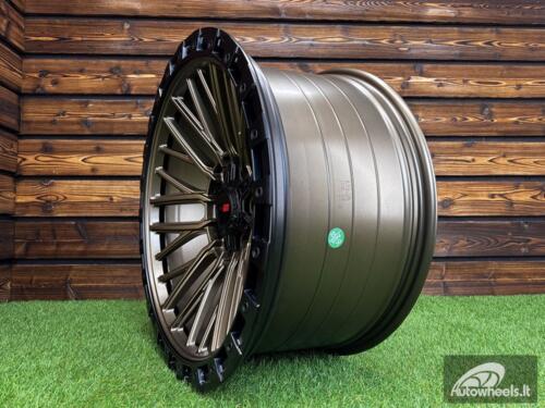 Ratlankis Vortek Off-Road VRT-608 R20X10J 6X139.7 ET-18 110.1 Dark Bronze with Black Ring