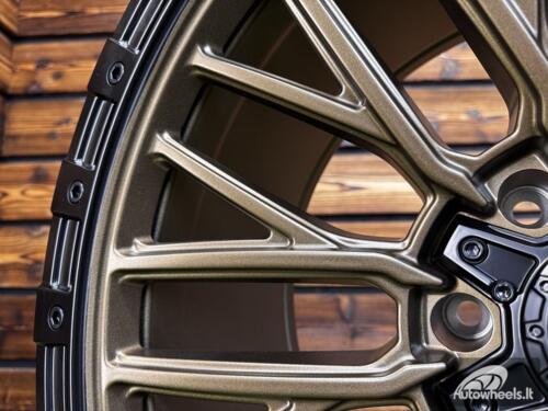 Ratlankis Vortek Off-Road VRT-608 R20X10J 6X139.7 ET-18 110.1 Dark Bronze with Black Ring