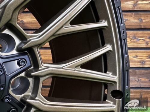 Ratlankis Vortek Off-Road VRT-608 R20X10J 6X139.7 ET-18 110.1 Dark Bronze with Black Ring