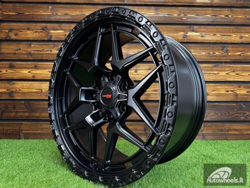 Ratlankis Vortek Off-Road VRT-603 R18X9J 6X139.7 ET12 110.1 Matt Black