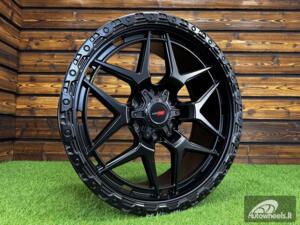 Ratlankis Vortek Off-Road VRT-603 R18X9J 6X139.7 ET12 110.1 Matt Black