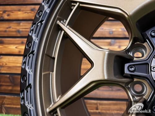 Ratlankis Vortek Off-Road VRT-603 R18X9J 6X139.7 ET0 110.1 Dark Matt Bronze with Black Ring