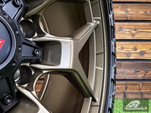 Ratlankis Vortek Off-Road VRT-603 R20X9J 6X139.7 ET0 110.1 Dark Bronze with Black Ring