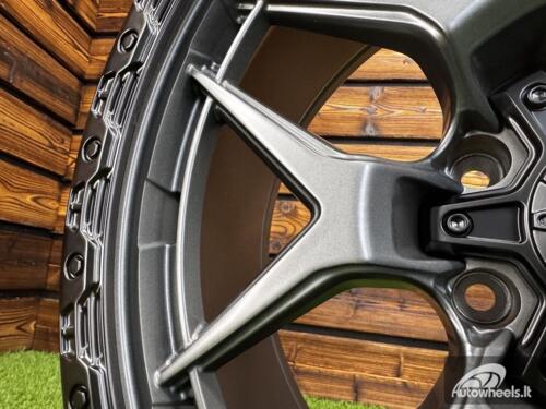 Ratlankis Vortek Off-Road VRT-603 R20X9J 6X139.7 ET0 110.1 Dark Gunmetal with Black Ring